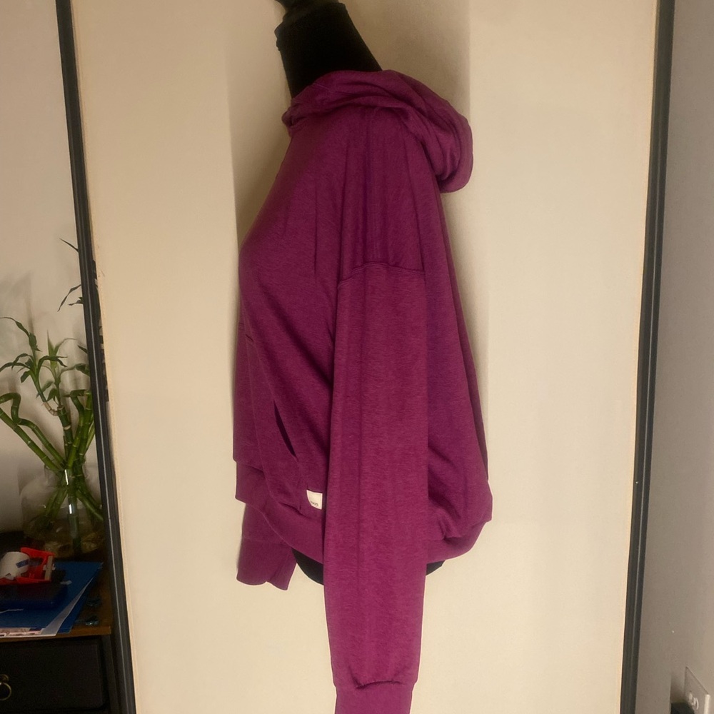 Vuori Magenta Hooded Pullover Sweatshirt - Picture 2 of 4